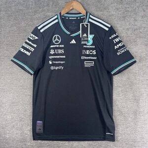 Adidas Mercedes AMG Petronas F1 Authentic Team Driver Jersey Men’s Med JY2607